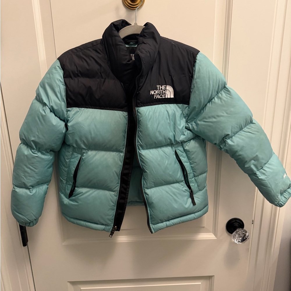 The North Face kids Black and Green Jacket 1996 retro